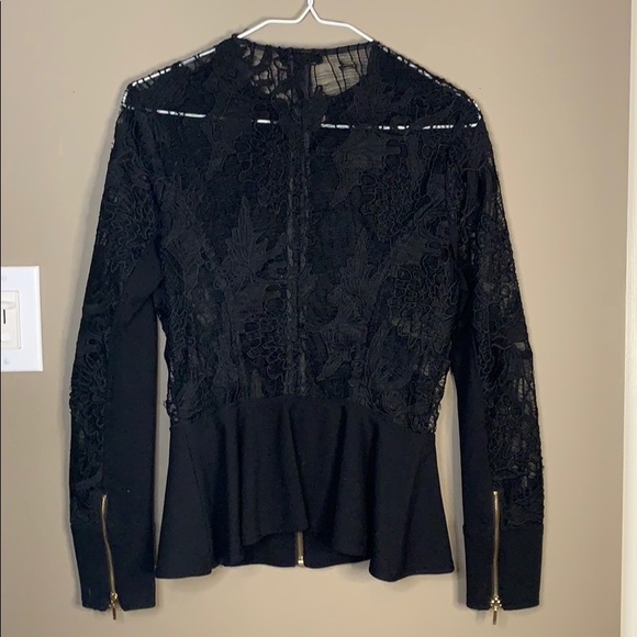 Black lace blazer - Picture 2 of 3